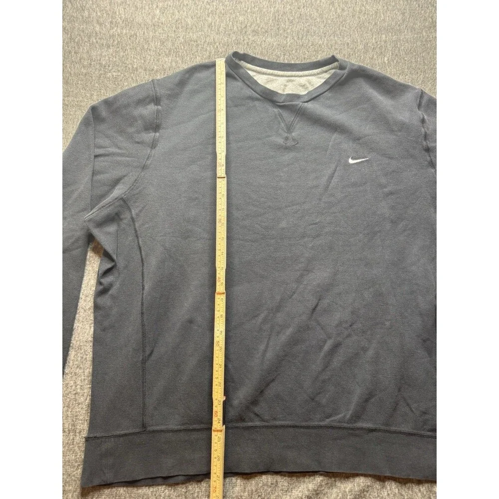 Vintage Nike Crewneck Pullover Sweatshirt Men's XXL Swoosh Black